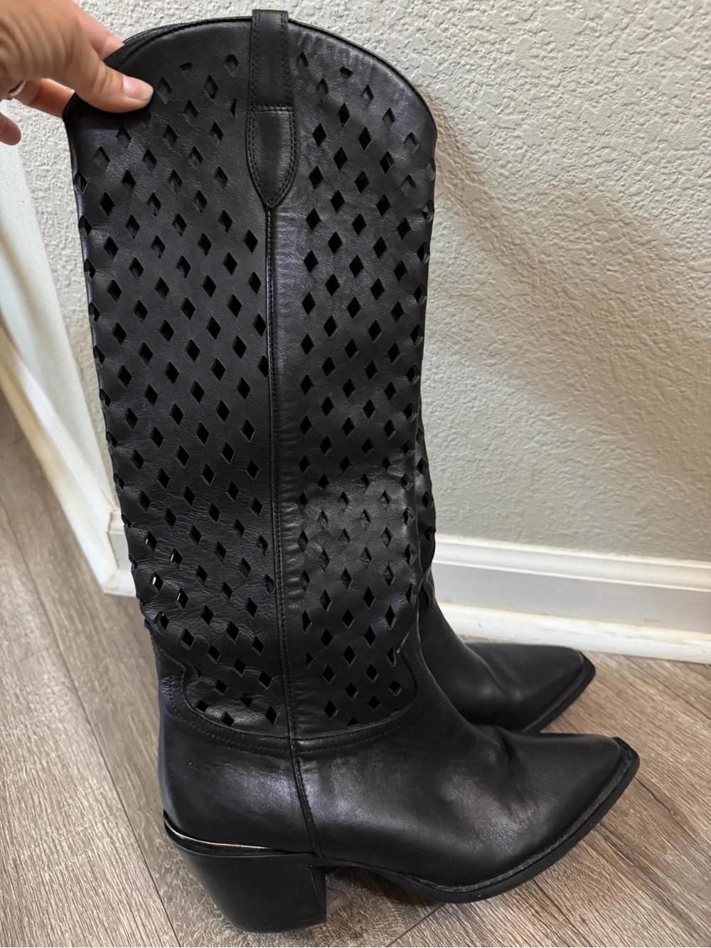Free People Diamonds Are Forever Cowgirl Western Boots
